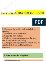 Quiz For Equipment