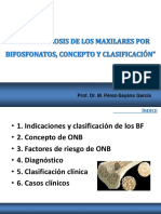 ONB asociada a bifosfonatos: factores de riesgo, diagnóstico y clasificación clínica