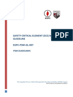 EGPC PSM GL 007 Safety Critical Element SCE Management Guideline