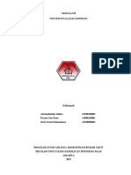 Tugas Kelompok - Sistem Evaluasi Kinerja