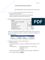 Final Exam Financial Management PDF