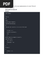 Data Structure Unit 2 Important Questions