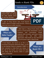 Debt Funds Vs Bank FDs PDF