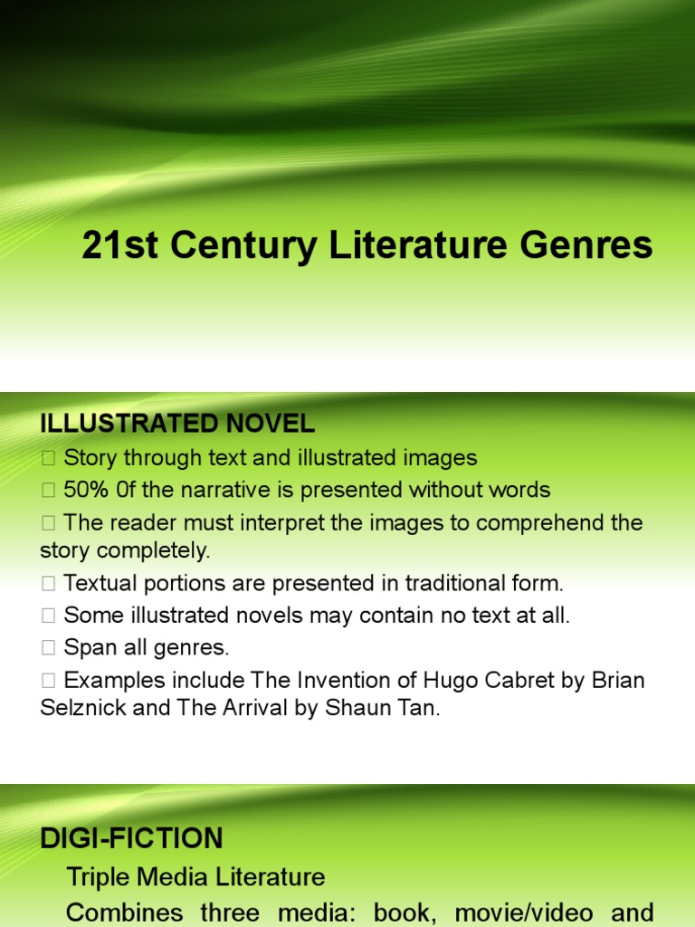 21st-century-literature-genres-1-pdf-manga-creative-nonfiction