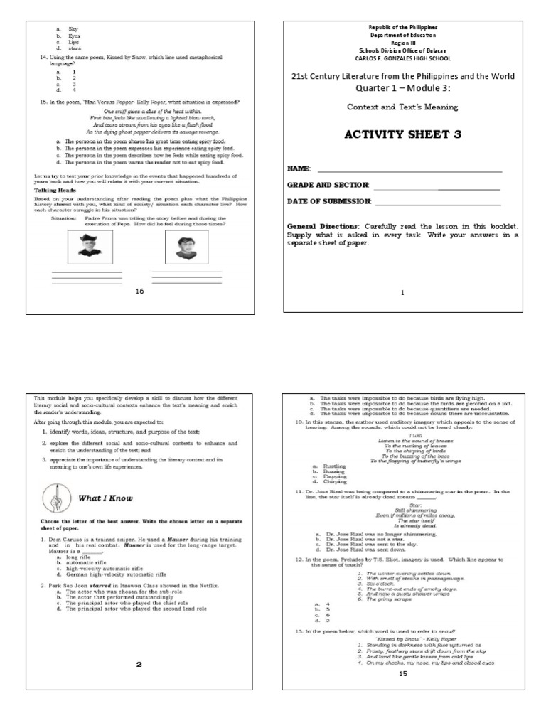 21st Mod. 3 | PDF