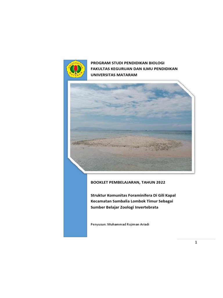 Struktur Foraminifera di Gili Kapal | PDF