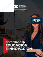 UIIX-Brochure Doctorado en Educacion e Innovacion Online 24meses