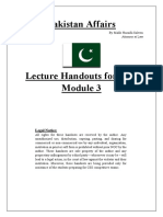 Pakistan Affairs Module 3 by Malik Huzaifa