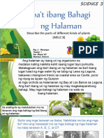 GRADE 3 SCIENCE MELC Based Iba't Ibang Bahagi NG Halaman by Sir Ray Marasigan