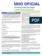 Diário Oficial: Atos Públicos Do Município de Paulínia