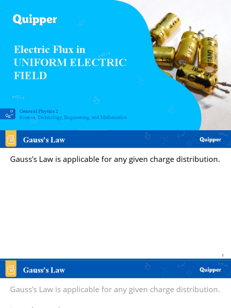 Electric Flux Physics PDF Flux Electric Field