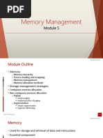 OS - Module 5 - Memory Management