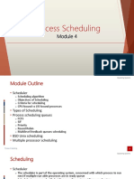 OS - Module 4 - Process Scheduling