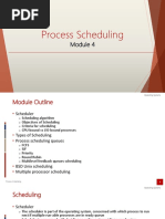 OS - Module 4 - Process Scheduling