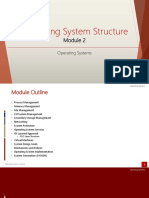 OS - Module 2 - Operating System Structure