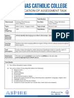 Assessment Tasks 1 - Italian Culture 2021