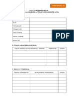 Form Model A2 - Daftar Riwayat Hidup