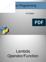 Lambda Operator/Function