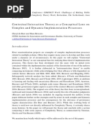 De Boer _ Bressers (2011) - CIT as a Conceptual Lens on Complex and Dynamic Implementation Processes