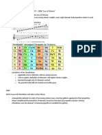 Development of Periodic Table