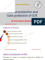 Thermal Protection and Gate Protection of SCR