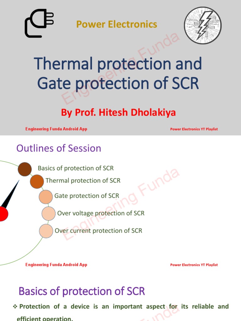 SCR Protection Methods Overview | PDF | Power Electronics | Electronics
