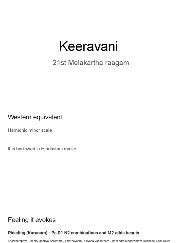 Keeravani PDF