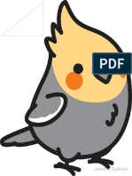 Chubby Cockatiel Sticker by Birdhism