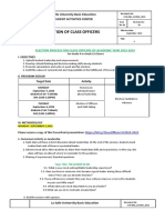 Roles and Responsibilities of Class Officers PDF