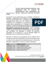 BENEFICIADAS - SOLICITUDES APROBADAS - 2022 - 2da - Publicación PDF