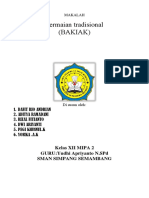 Permaian Tradisional (Bakiak) : Kelas Xii Mipa 2 Guru:Yudhi Apriyanto N.SPD Sman Simpang Semambang