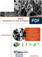Unidad 1 Introducción A La Teoría de Máquinas y Mecanismos PDF