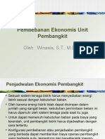 Pembebanan Ekonomis Unit Pembangkit