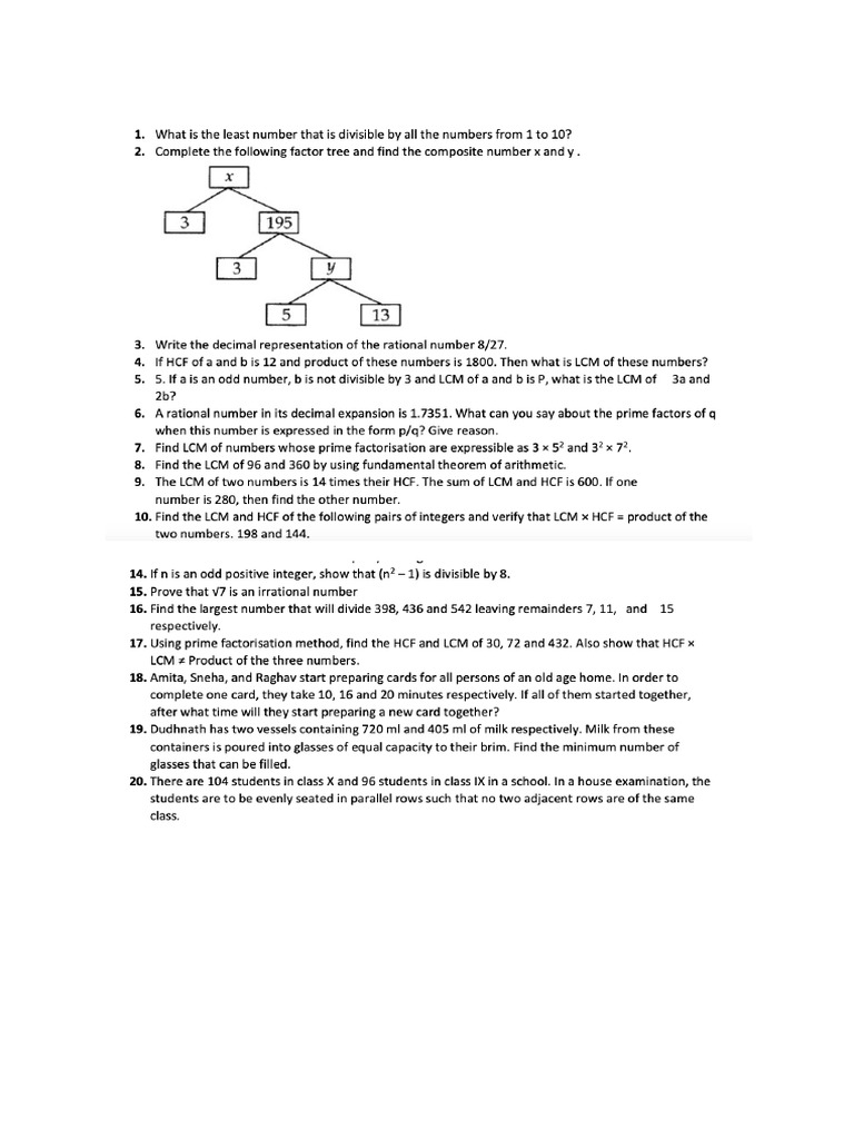 10 - Unit-1 Revision PDF | PDF