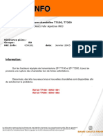 Rupture Chandelles T7100 T7200 PDF