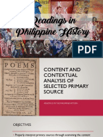 Analysis of Primary Sources on Philippine History