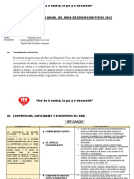 Programación Anual Ed. Física - Iii Ciclo Fe y Alegria 13