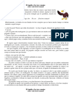 Águila y conejos: plan de escape de la familia