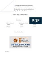 Traffic Sign Classification Report