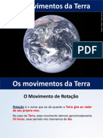 Os Movimentos da Terra 1o A