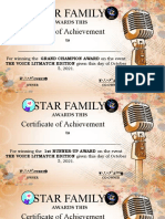 Star Certificate