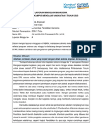 Format Laporan Mingguan Mahasiswa KM 5 - 4 PDF