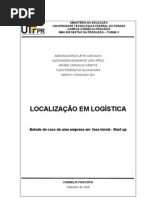 Estudo de Caso - Localização de Uma Empresa Em Fase Inicial