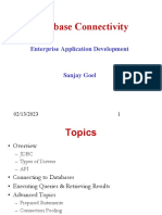 Database Connectivity: JDBC Overview and Connecting to Databases