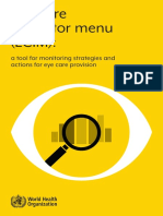 Eye Care Indicator Menu (ECIM) :: A Tool For Monitoring Strategies and Actions For Eye Care Provision