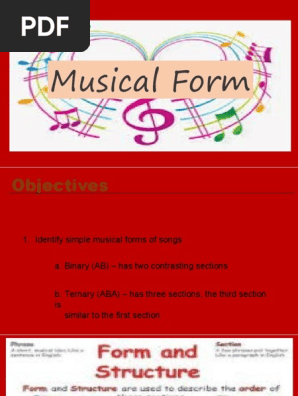 Music 6 Lesson 6 Kinds of Musical Forms