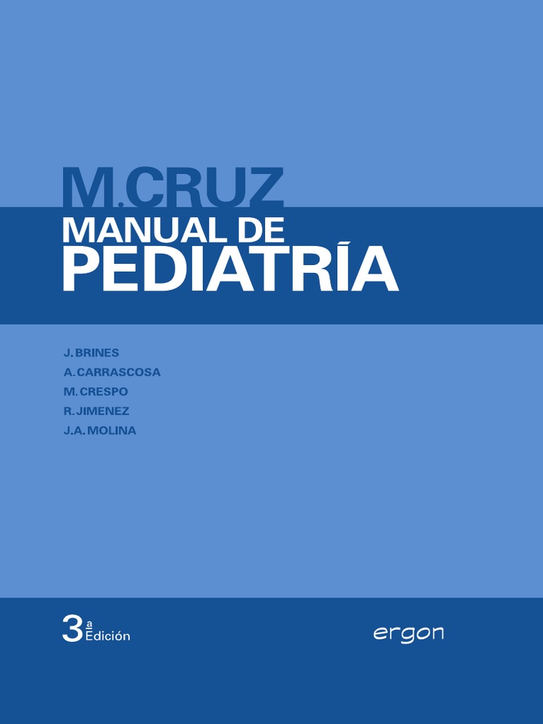 M.cruz Manual de Pediatría 3 Edición | PDF | Pediatría | Hospital