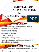 Fundamentals of Professional Nursing