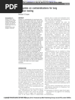 Download An Update on Contraindications for Lung Function Testing by Dejan Zujovic SN63380532 doc pdf