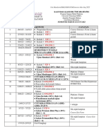 Kalendar Akademik Mandarin MARCH-AUGUST 2023
